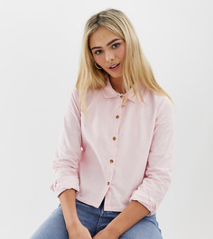 Вельветовая рубашка на пуговицах Wednesdays Girl-Розовый