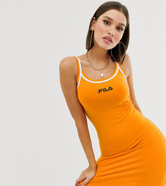 Платье с контрастной отделкой Fila-Оранжевый