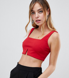 Красный бралетт с разрезом Miss Selfridge Petite
