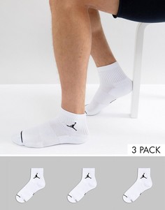 3 пары белых носков Nike Jordan sx5544-100-Белый