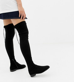 Ботфорты с заклепками ASOS DESIGN Kaska-Черный