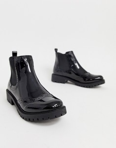 Лакированные ботинки челси Vero Moda-Черный