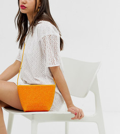 Эксклюзивная оранжевая сумка через плечо с дизайном из бисера из каучука South Beach-Оранжевый