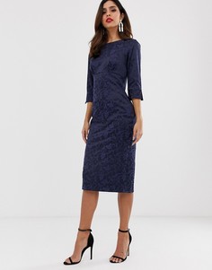 Платье-футляр Closet-Темно-синий
