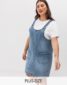 Джинсовый сарафан Vero Moda Curve-Синий