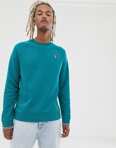 Синий флисовый свитшот Fila Pozzi