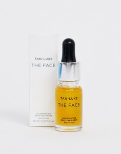 Средство для автозагара 10 мл от среднего до темного оттенка Tan Luxe The Face-Бесцветный