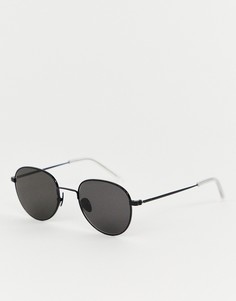 Черные круглые солнцезащитные очки Monokel Eyewear Rio-Черный