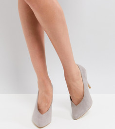 Туфли-лодочки с острым носком New Look-Серый