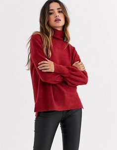 Джемпер из смешанной шерсти с высоким воротом French Connection Orla Flossy-Коричневый