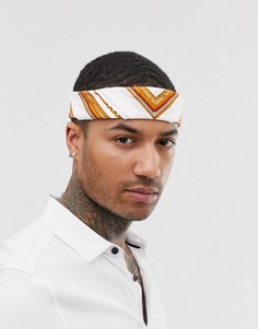 Бандана из органического хлопка с принтом ASOS DESIGN-Мульти