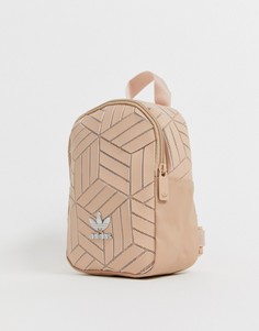 Маленький кремовый рюкзак с геометрическим рисунком adidas Originals 3D