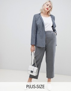 Строгие брюки в клетку Unique21 Hero-Синий