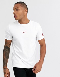 Белая футболка с логотипом HUGO-Белый