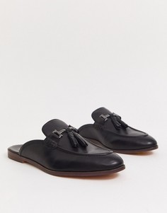 Лоферы-слипоны с металлическими планками KG by Kurt Geiger-Черный