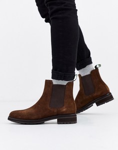 Коричневые замшевые ботинки челси Polo Ralph Lauren Baryson-Коричневый