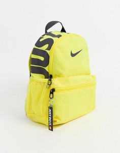 Миниатюрный желтый рюкзак Nike Just Do It