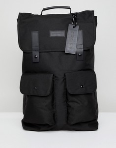 Черный рюкзак с двумя карманами Consigned