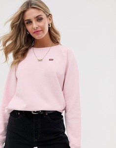 Свитшот с логотипом Levis-Розовый