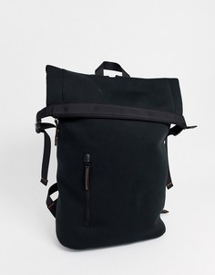 Черный неопреновый рюкзак Topman