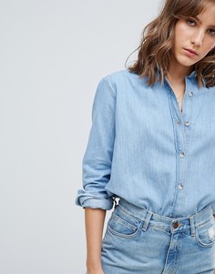 Джинсовая рубашка MiH Jeans-Синий
