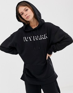 Худи черного цвета с логотипом Ivy Park-Черный