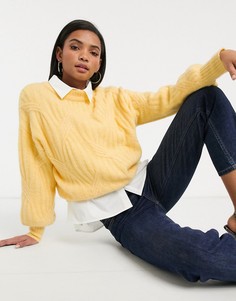 Вязаный джемпер Y.A.S-Желтый