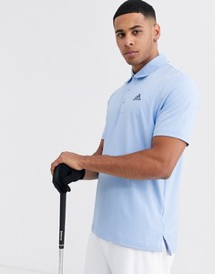 Синее поло adidas Golf Ultimate 2.0-Синий