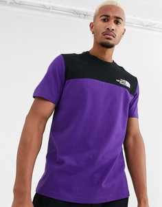 Фиолетовая/черная футболка The North Face-Фиолетовый