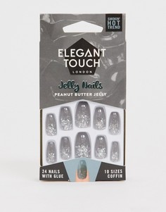 Накладные ногти Elegant Touch Jelly - Peanut Butter Jelly-Черный