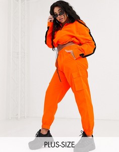Свободные брюки карго от комплекта Public Desire Curve-Оранжевый
