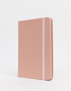 Розовый еженедельник в кожаной обложке kikki.K 2020-Мульти