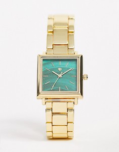 Золотистые/зеленые женские часы Spirit-Золотой