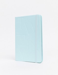 Голубой еженедельник в кожаной обложке kikki.K 2020-Мульти