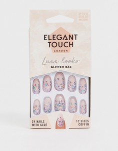 Накладные ногти Elegant Touch - Luxe (Glitter Bae)-Розовый