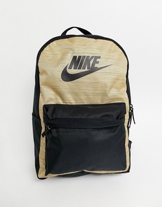 Черный/коричневый рюкзак Nike Heritage-Светло-коричневый