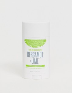 Натуральный дезодорант а ароматом бергамота и лайма Schmidts-Бесцветный Schmidt's