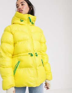 Дутое пальто с подкладкой из искусственного меха Hunter Original-Желтый