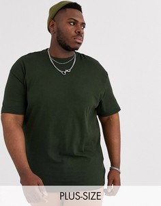 Зеленая oversize-футболка Only & Sons-Зеленый