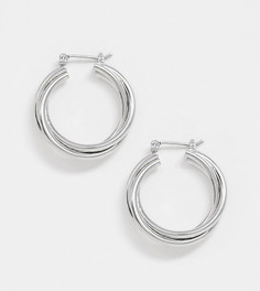 Серьги-кольца DesignB London-Серебряный