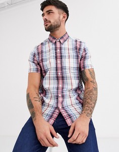 Рубашка в клетку с короткими рукавами Levis-Синий