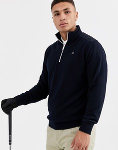 Темно-синий свитшот с молнией Calvin Klein Golf