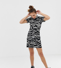 Платье мини с принтом COLLUSION-Мульти