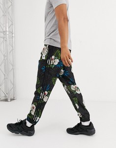 Джоггеры с 3 полосками и цветочным принтом adidas Skateboarding-Мульти