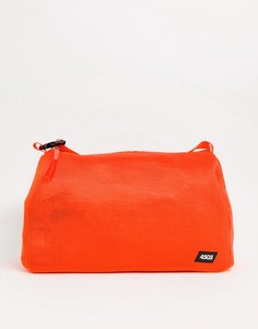 Неоновая сетчатая сумка со съемной сумочкой ASOS 4505-Оранжевый