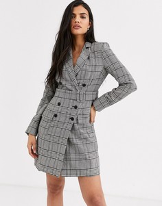 Платье-пальто в строгом стиле Unique21-Серый