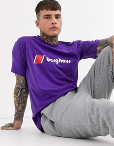 Фиолетовая футболка с логотипом на груди Berghaus Heritage-Фиолетовый
