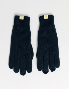 Темно-синие перчатки с подкладкой Farah-Темно-синий
