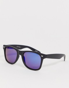 Матовые квадратные очки в пластиковой оправе Jeepers Peepers-Черный
