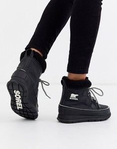 Черные непромокаемые ботинки с флисовой подкладкой Sorel Carnival-Черный